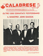 La Voce - Ministro Jonh Ciaccia
