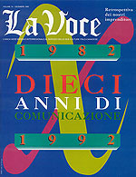 La Voce - Retrospettiva 10 anniversario, La Voce 1982-1992

