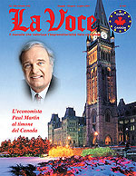 La Voce - On.le Paul Martin, Primo Ministro del Canada
